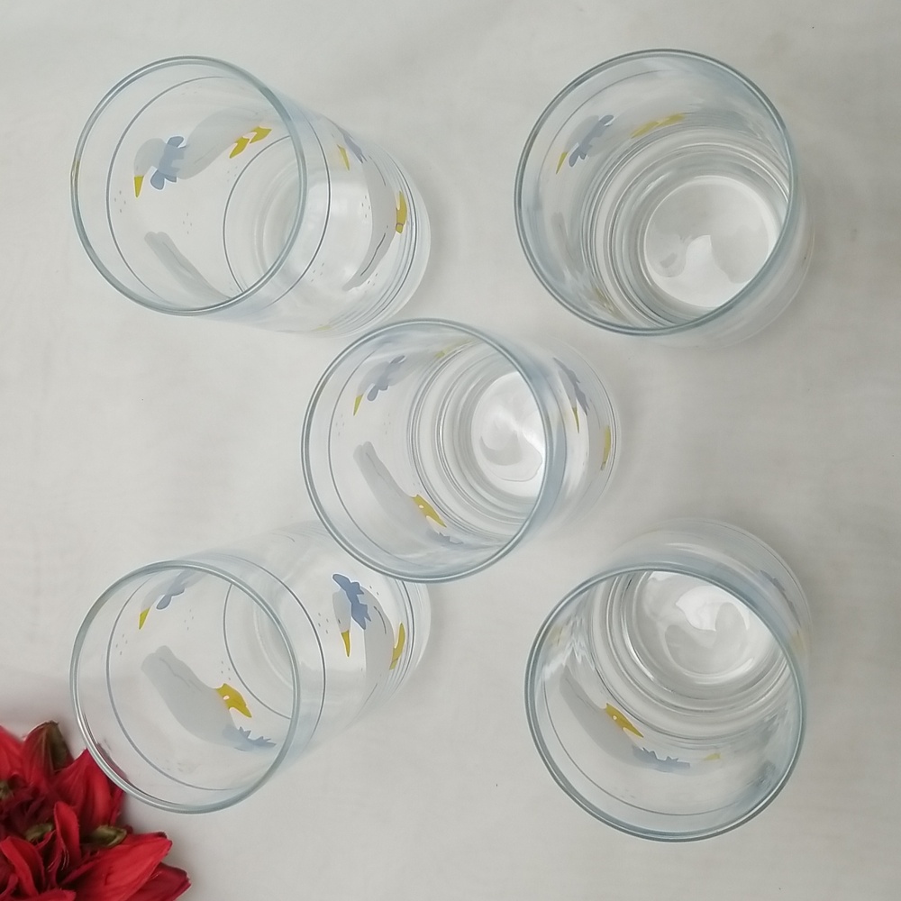 Anchor Hocking Farm Country Goose Tumbler Glasses - Picture 2 of 13